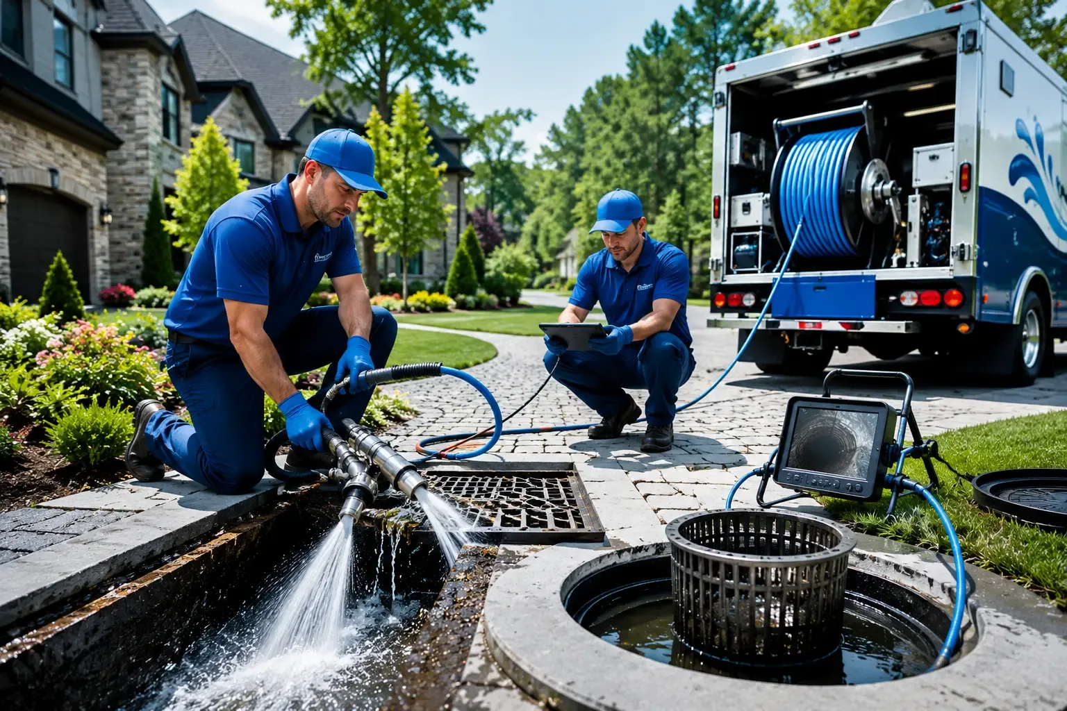 Local outdoor drain cleaning professionals in Cheshire, OH